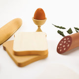 WOODEN PLAY FOOD SET / BREAKFAST