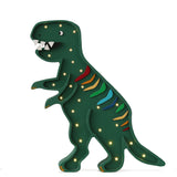 Little Lights - Dino T.Rex Lamp | Rainbow Green