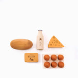 WOODEN PLAY FOOD SET / COUNTRY PRODUCTS