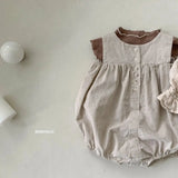 Linen Sleeveless Bodysuit Bebe Holic