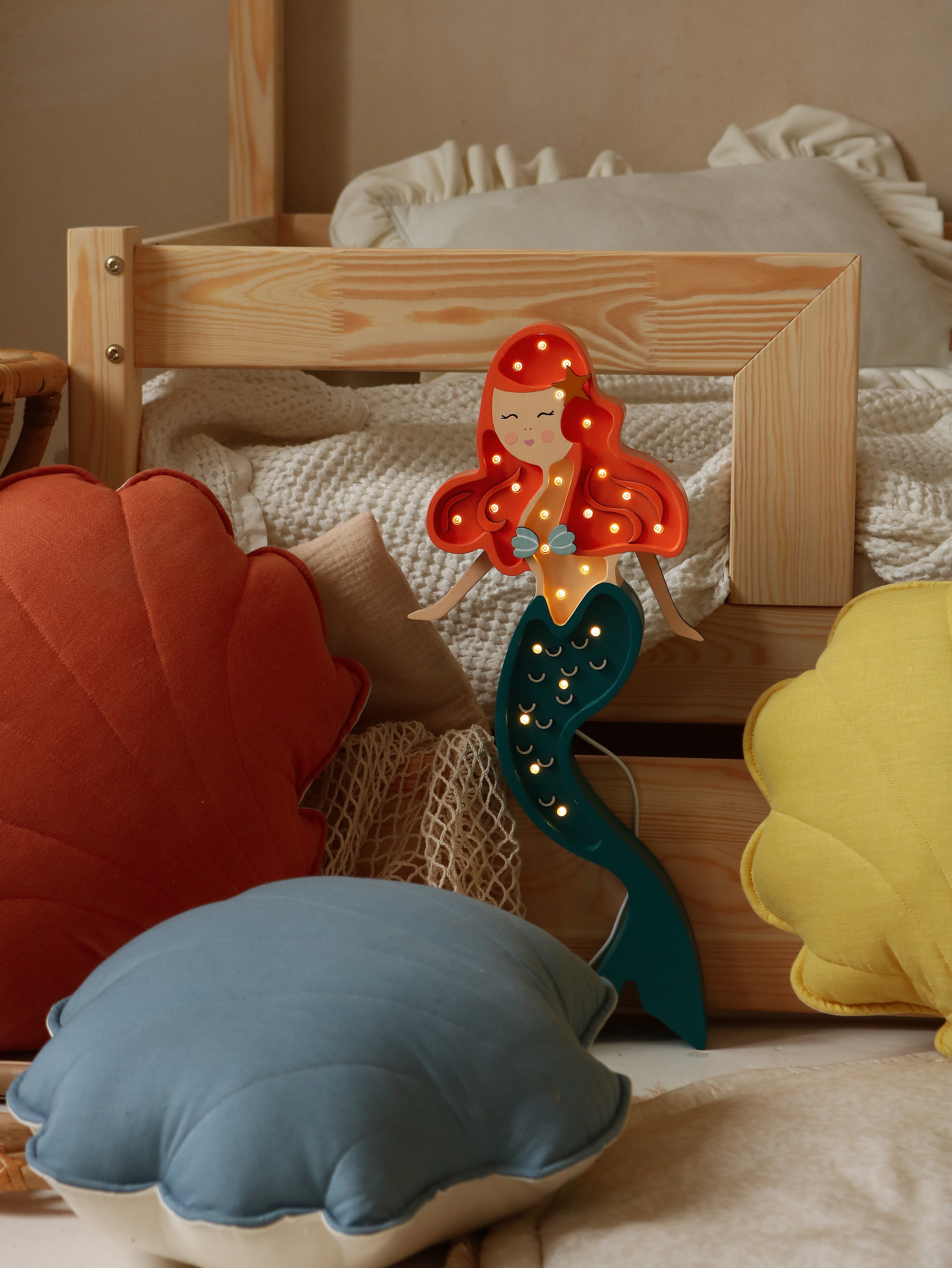 Little Lights Ariel Mermaid Lampe - Zauberhaftes Nachtlicht für Kinderzimmer