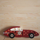 Lampe de voiture de course Little Lights Freccia Rossa - Veilleuse parfaite pour les enfants