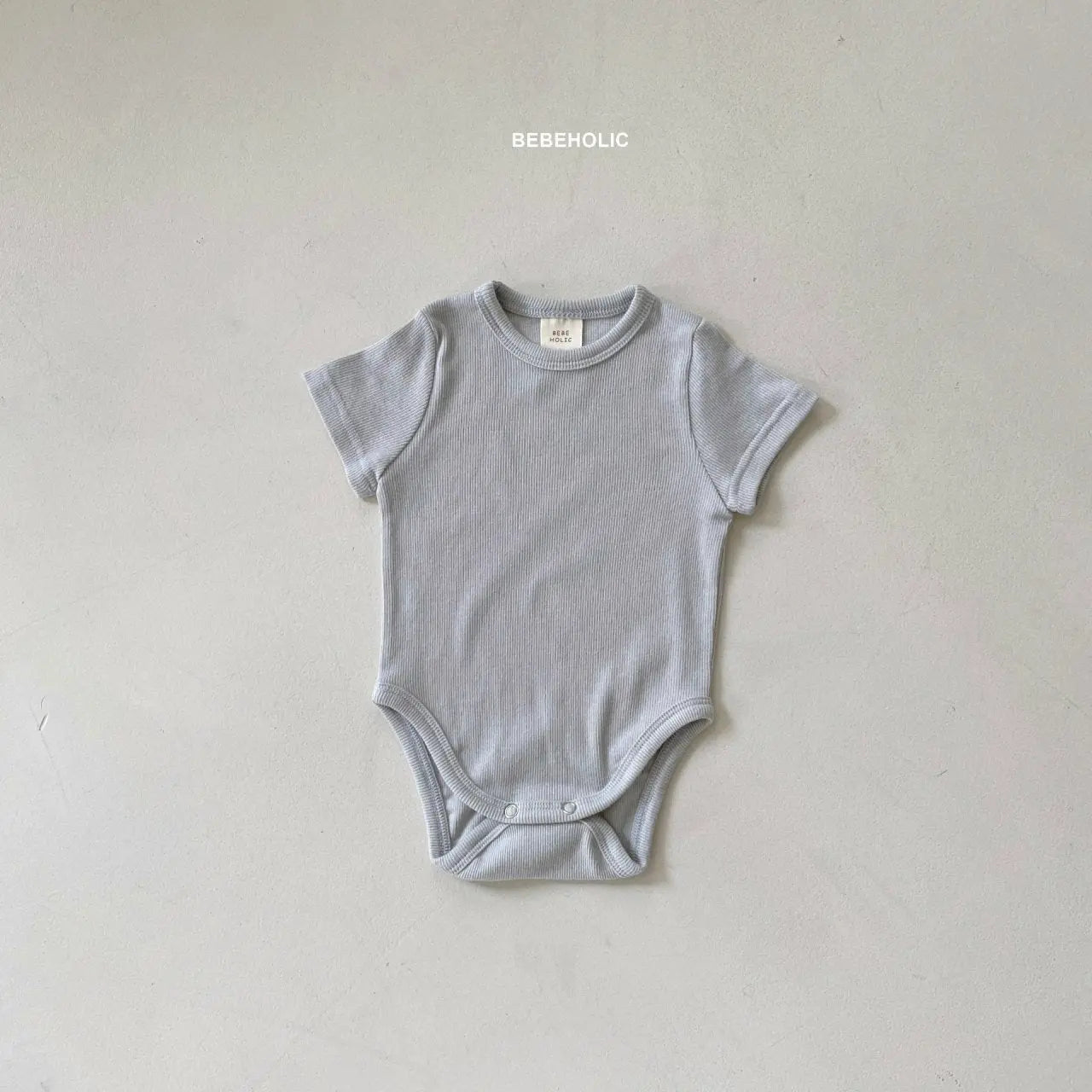 Rib Shirt Sleeves Bodysuit Cozy Kidz