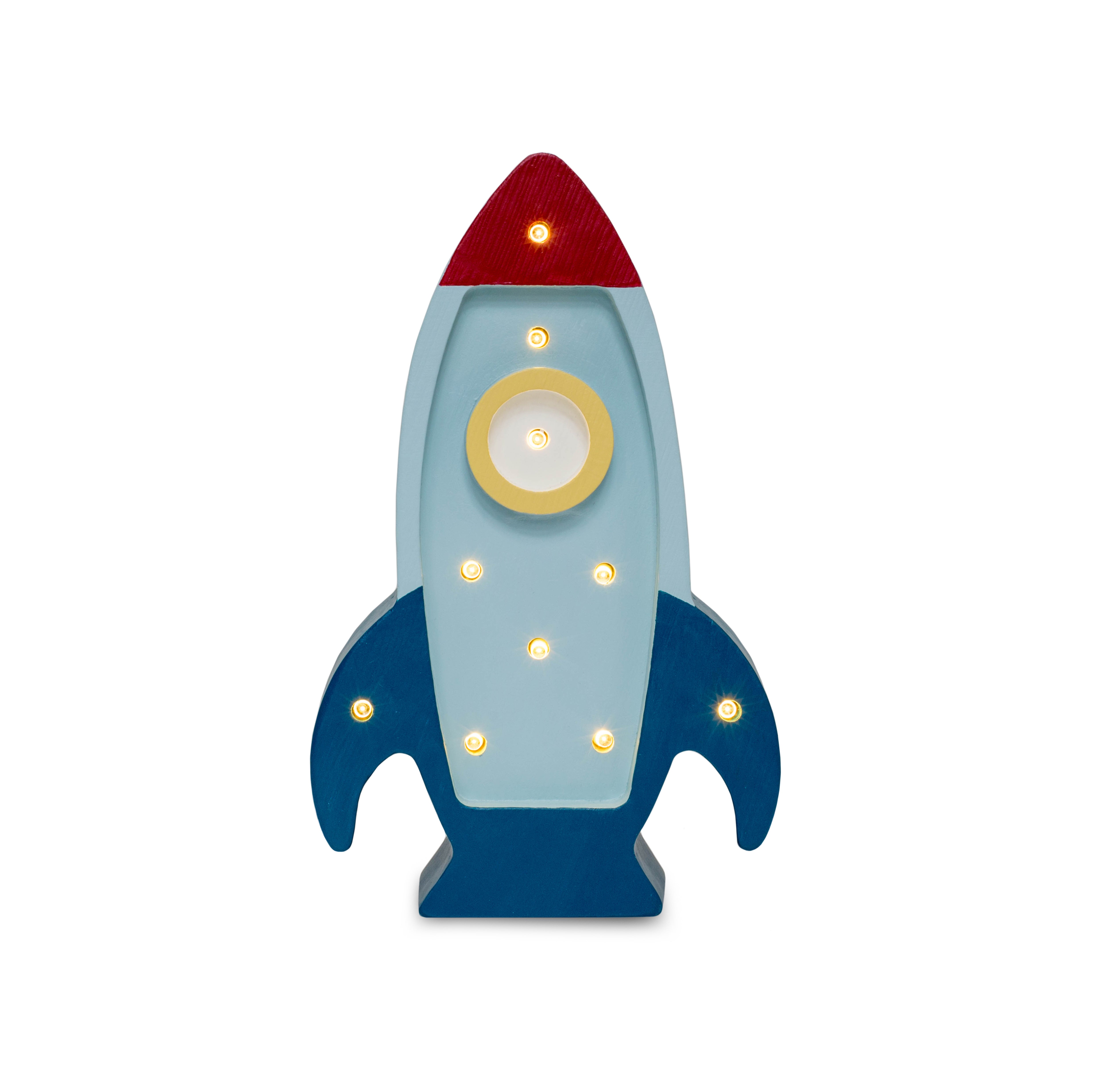Little Lights - Space Rocket Mini Lamp | Teal