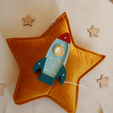 Little Lights - Space Rocket Mini Lamp | Teal